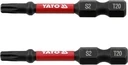 Bity udarowe 1/4"x50 mm T20 YATO - Zestaw (2 szt.) OPAKOWANIE