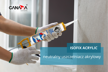 Uszczelniacz akrylowy ISOFIX ACRYLIC 280 ml Canada Rubber