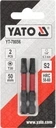 Bity udarowe 1/4"x50 mm T30 YATO - Zestaw (2 szt.) OPAKOWANIE