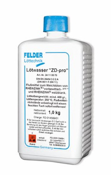 Płyn do lutowania ZD  PRO 750 ml, 1 kg RHEINZINK