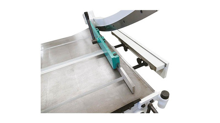 Gilotyna, Nożyce ręczne dźwigniowe 1 m × 1,5 mm, z ogranicznikiem bocznym i kątownikiem