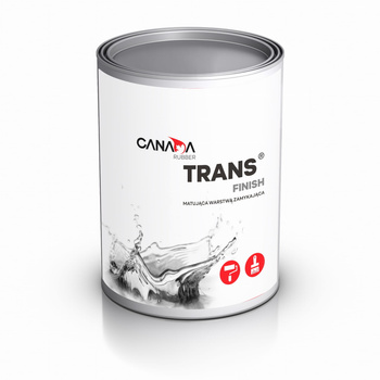 Transparentna warstwa wykończeniowa TRANS FINISH 1KG Canada Rubber