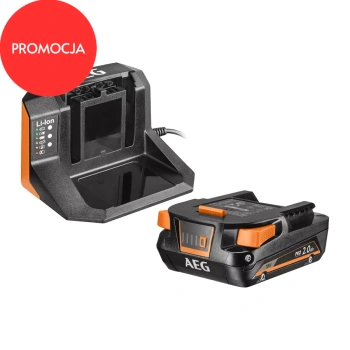 Zestaw akumulator 2.0AH z ładowarką 18V SETL1820S AEG PowerTools