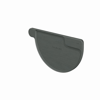 Denko płaskie, lewe, GRANUM EXTRA basalte 333 mm RHEINZINK