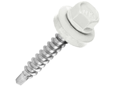 WKRĘT FARMERSKI 4,8x35 mm RAL 9010 BIAŁE