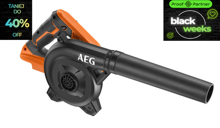 AEG Dmuchawa 18 V, wersja bez akumulatora i ładowarki BGE18C2-0
