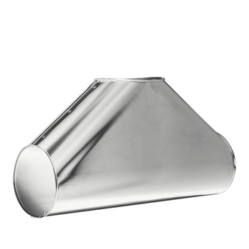 Trójnik amerykański z blachy nierdzewnej