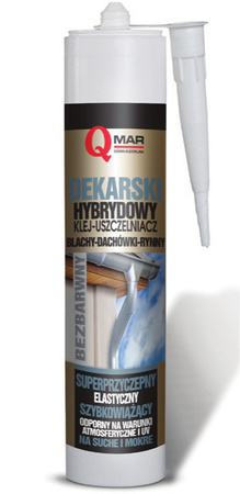 Uszczelniacz dekarski hybrydowy polimerowy 280ml bezbarwny