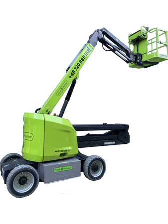 Usługa najmu - Podnośnik koszowy marki Zoomlion / model ZA12RJE-V