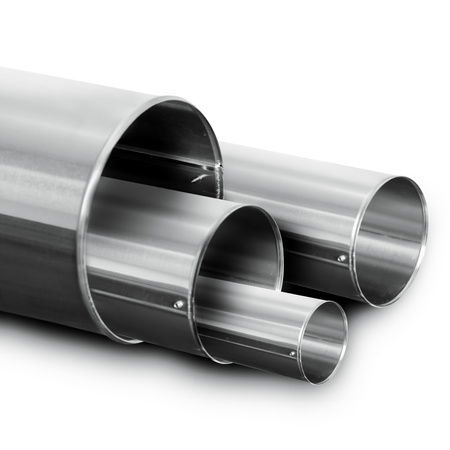 Płaszcz ochronny prosty z blachy nierdzewnej SS304 (gat.1.4301) A2 2B gr.0,5 mm - śr.wew. Ø130 mm, Długość - 660mm, ZYKA +/-