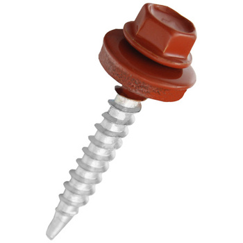 WKRĘT FARMERSKI 4,8x35 mm RAL 8004 CEGLASTE