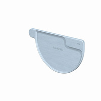 Denko płaskie, prawe, prePATINA blaugrau 400 mm RHEINZINK