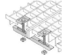 Złącze dla podestu dachowego do mocowania kratownic, stal nierdzewna RHEINZINK