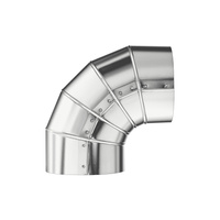 Kolano gięte (hamburskie) z blachy aluminiowej