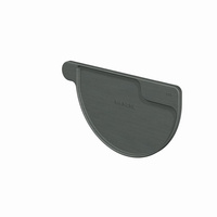 Denko płaskie, lewe, GRANUM EXTRA basalte 333 mm RHEINZINK