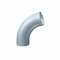 Kolanko, prePATINA blaugrau 80 mm, 40°