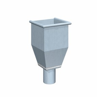 Kosz zlewowy, standardowy prePATINA blaugrau 80 mm