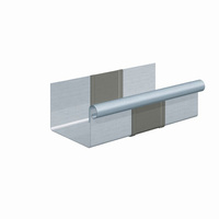 Dylatacja rynny prost., prePATINA blaugrau 0,80 x 400 x 260 mm