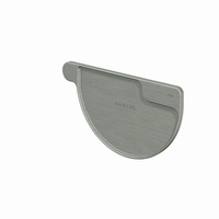 Denko płaskie, prawe, prePATINA schiefergrau 280 mm RHEINZINK