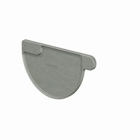 Denko płaskie, lewe, prePATINA schiefergrau 333 mm RHEINZINK