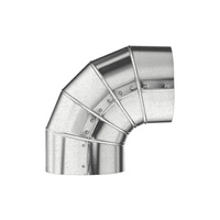 Kolano gięte (hamburskie) z blachy aluminiowej (Stucco)